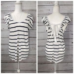 Chaser Striped Ruffle Top